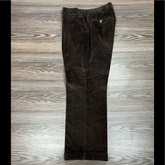 Barbour Chocolate Brown Corduroy Cords Pants 36 - Picture 4 of 8
